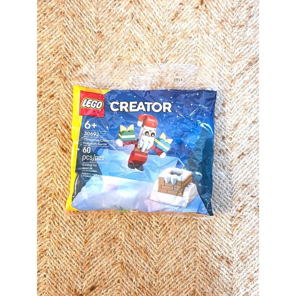 LEGO Creator Christmas Chimney Fun with Santa Polybag 30692 – New Sealed